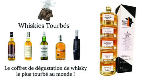 Coffret Whiskies Tourbés