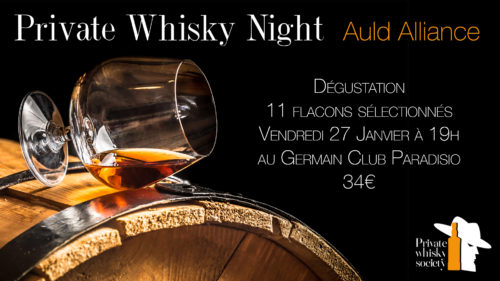 Private Whisky Night Auld Alliance