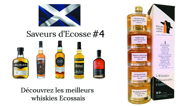 Coffret Dégustation Whiskys D'Écosse - 6x40ml - Coffret Cadeau